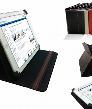 Hoes met verplaatsbare klittenbandhoekjes voor Lenovo Tab A7 30